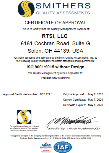 ISO Cert Screenshot